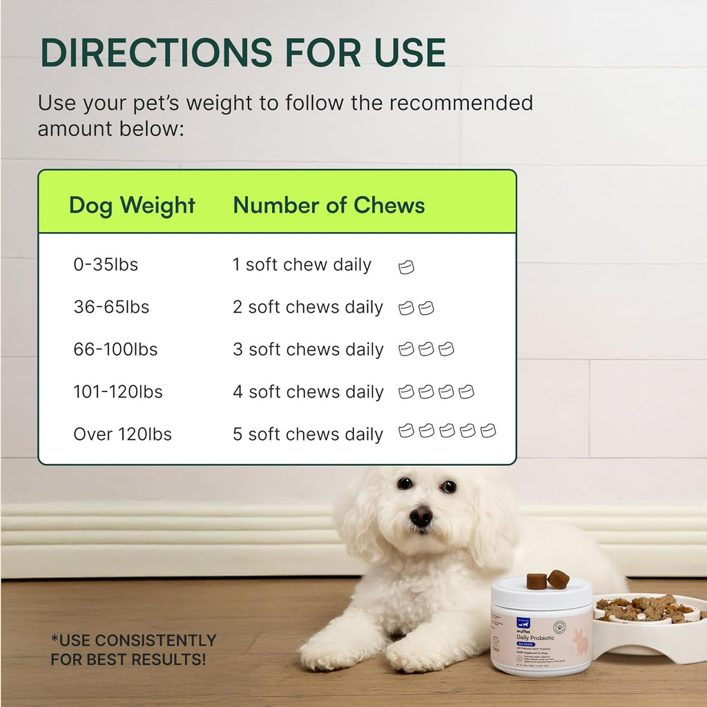 Hip & Joint Supplement and Daily Probiotic Bundle for Large Dogs